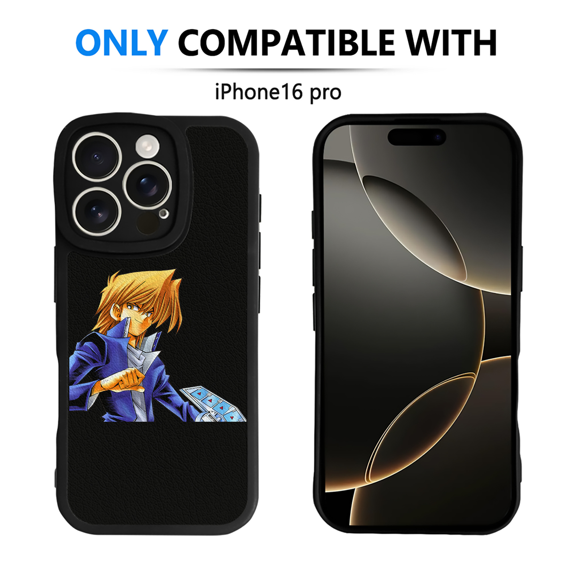 遊☆戯☆王 Yu-Gi-Oh! 【iPhone 16シリーズ対応】シリコンスマホケース（レザー調） 材質：シリコン